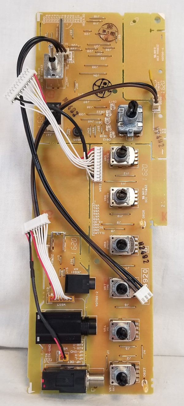 Yamaha THR5A Circuit Board (OPE) Power Switch on the Operation Board Mounted