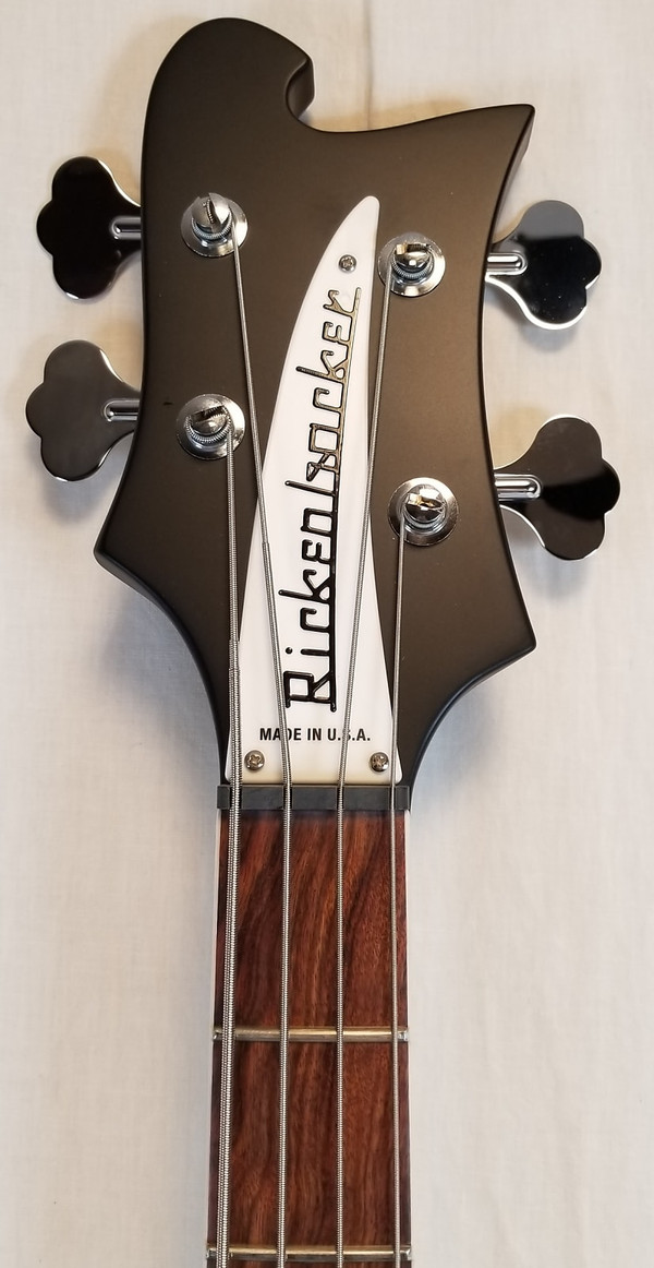 Rickenbacker 4003 MBL, True Classic Electric Bass Guitar, Bound Body and Neck, Full Inlay, Matt Black , W/Case