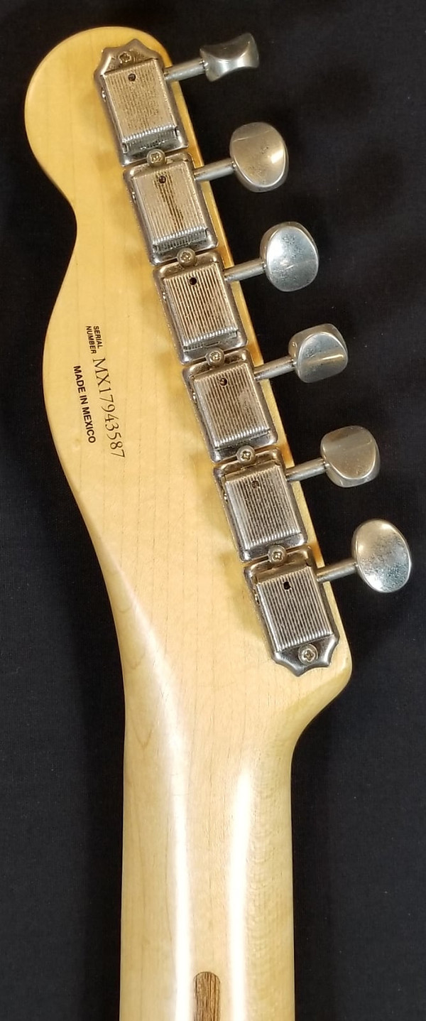 Fender Brad Paisley Road Worn Telecaster, Electric Guitar, Maple Fingerboard, Silver Sparkle