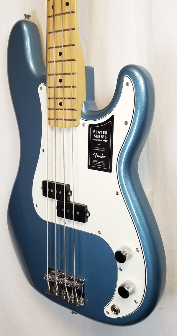 Fender Player Precision Electric Bass Guitar, Maple Fingerboard, Tidepool