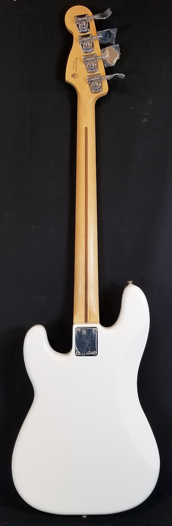 Fender Player Precision Electric Bass Guitar, Maple Fingerboard, Polar White