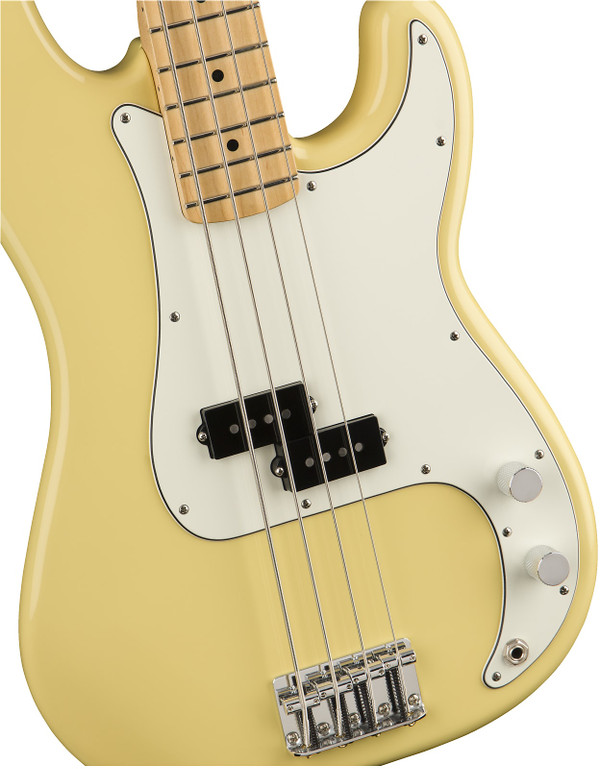 Fender Player Precision Electric Bass Guitar, Maple Fingerboard, Buttercream