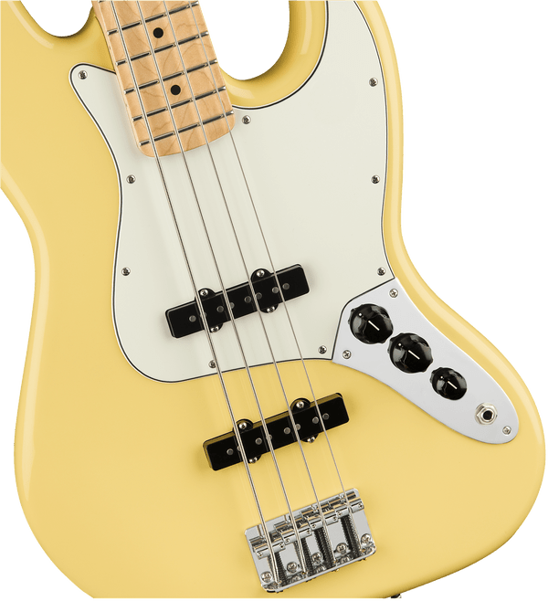 Fender Player Jazz Electric Bass Guitar, Maple Fingerboard, Buttercream