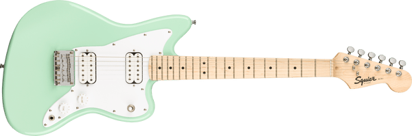 Squier Mini Jazzmaster Electric Guitar, Maple Fingerboard, Surf Green