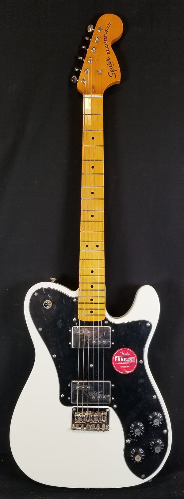 Squier Classic Vibe '70s Telecaster Deluxe HH Electric Guitar, Maple Fingerboard, Olympic White