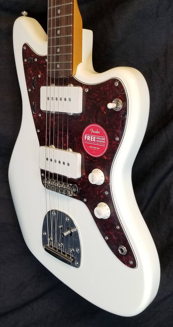 Squier Classic Vibe '60s Jazzmaster Electric Guitar, Laurel Fingerboard , Olympic White