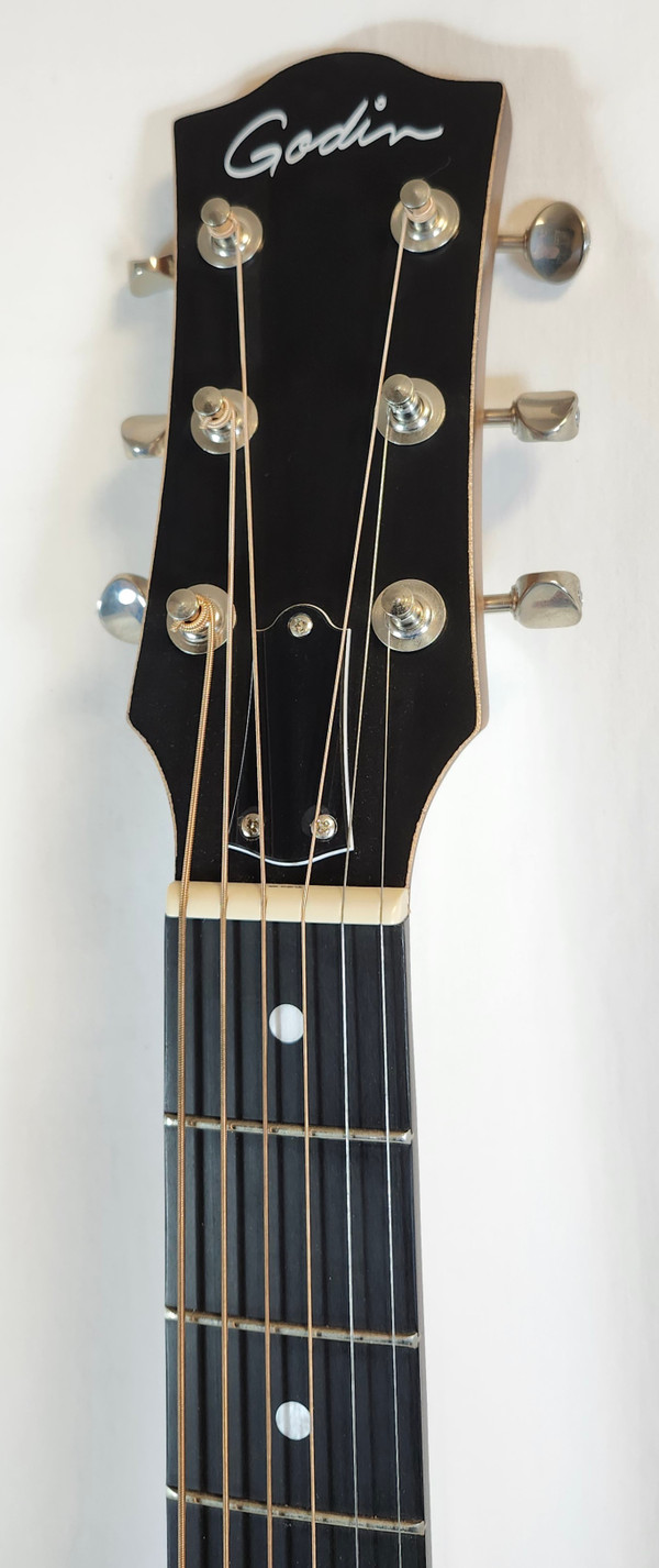 Godin Metropolis Composer Solid Mahogany Top and Back Acoustic/ Electric Guitar, LR Baggs Element W/ Bag