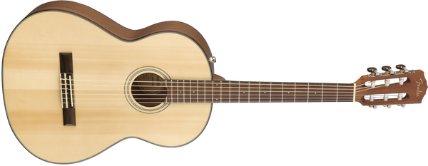 Fender CN-60S, Natural Solid Spruce Top Nylon String Classical Acoustic Guitar (0970160521)