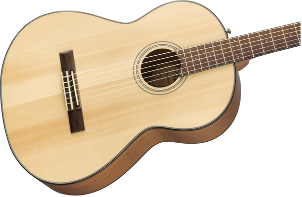 Fender CN-60S, Natural Solid Spruce Top Nylon String Classical Acoustic Guitar (0970160521)
