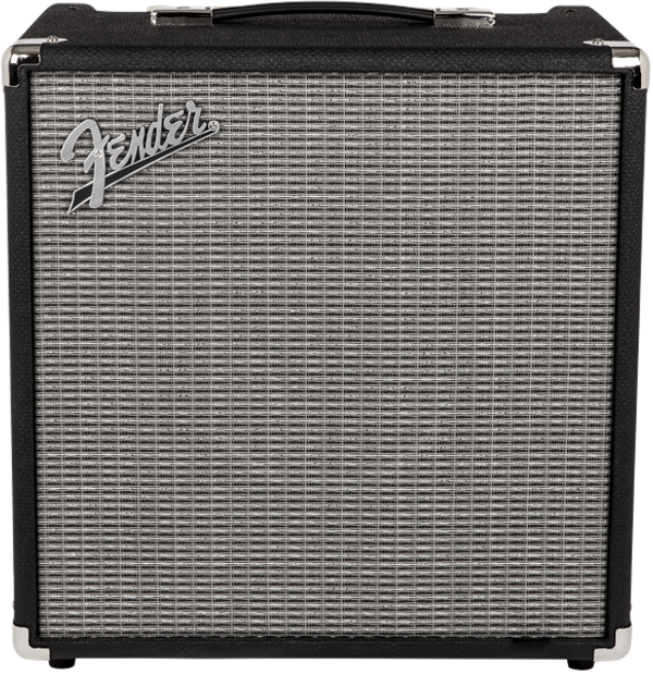 Fender Rumble 40 (V3), 40 Watt Bass Combo Amplifire With 10 Inch Speaker, Black/Silver