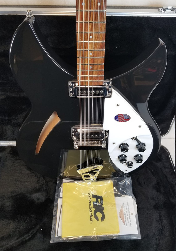 Rickenbacker 330/12 Jetglo 12 String Electric Guitar Thinline semi-acoustic, 24 fret, 2 pickups, (330/12JG)