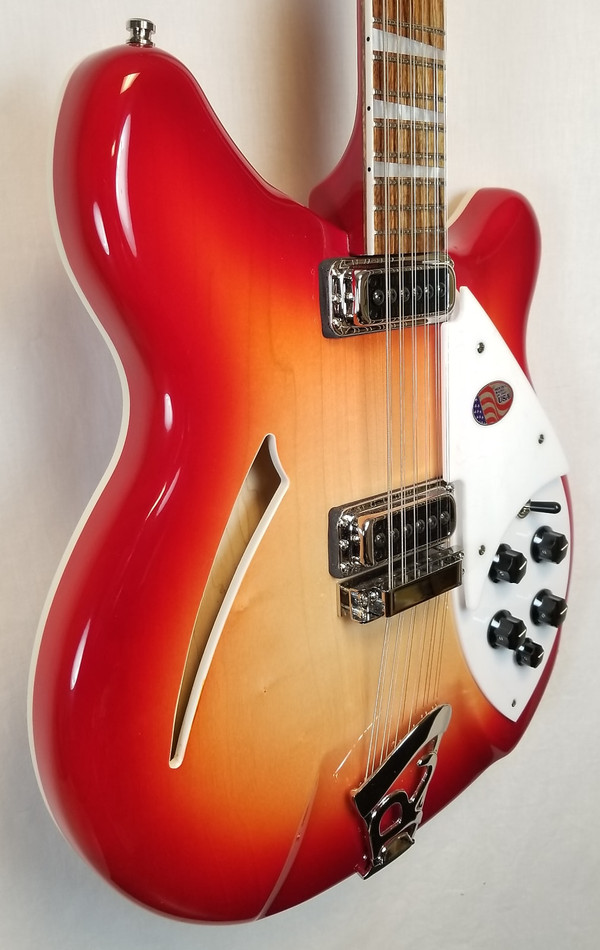 Rickenbacker 360/12 FireGlo 12 String Thinline, Hollow Body Electric Guitar, Wired for Stereo, W/Case