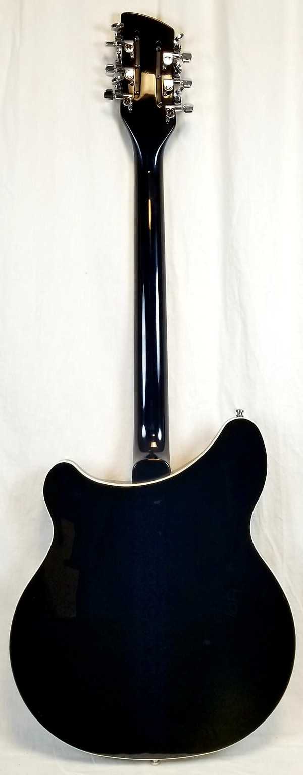 12 String Stereo Deluxe Electric Guitar Thinline, Semi-acoustic Hollow Body, W/Case (360/12 Jet Glo)