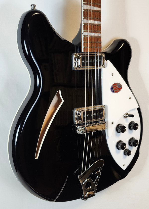 Rickenbacker 360 JetGlo, Deluxe Hollow Body Electric Guitar, Stereo, W/HSC