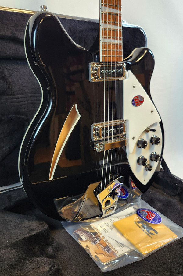 Rickenbacker 360 JetGlo, Deluxe Hollow Body Electric Guitar, Stereo, W/HSC