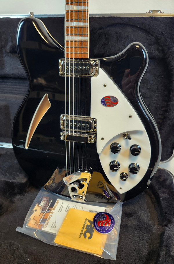 Rickenbacker 360 JetGlo, Deluxe Hollow Body Electric Guitar, Stereo, W/HSC