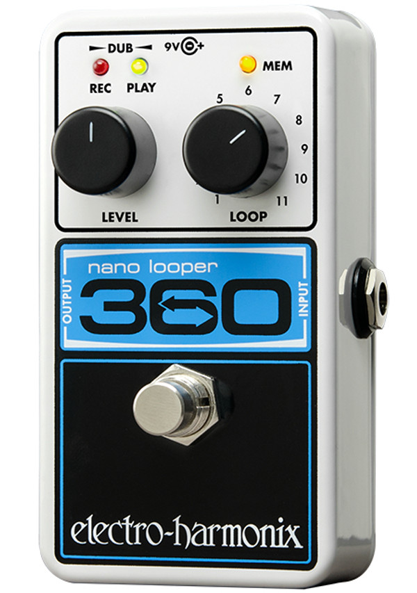 Electro Harmonix 360 Nano Looper Compact Looper  9.6DC-200 PSU Included