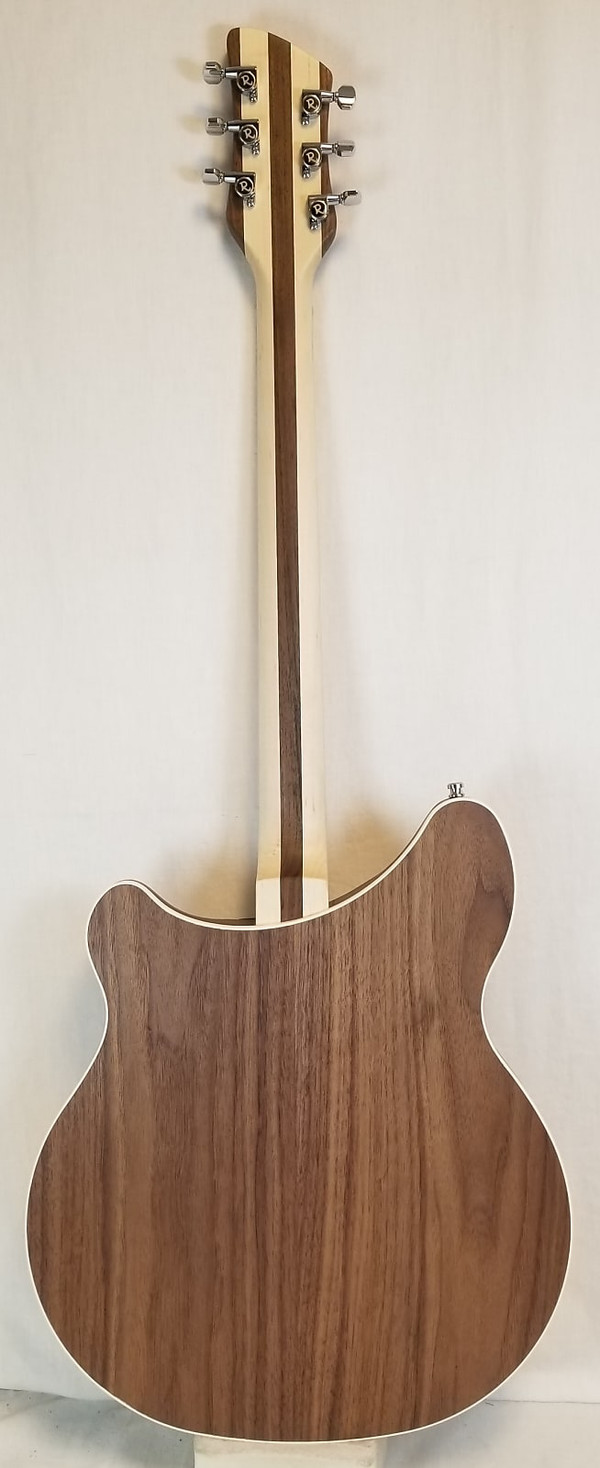 Rickenbacker Deluxe thinline, semi-acoustic Walnut body Electric Guitar, Maple fingerboard, inlaid neck, 360W