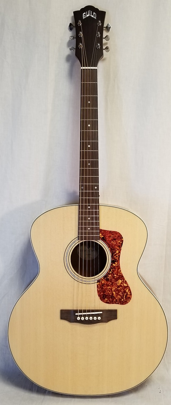 F-240E Westerly Collection Jumbo Acoustic / Electric Guitar, Natural