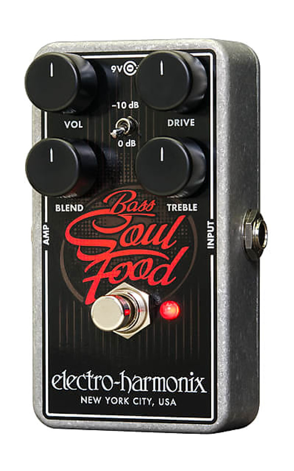 Electro Harmonix Bass Soul Food Transparent Overdrive Effect Pedal