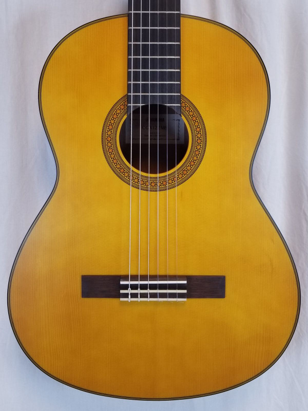 Yamaha CGX122MS NT Solid Spruce Top Acoustic Electric Classical Guitar, Natural