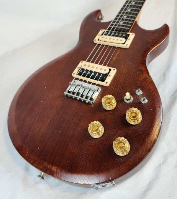 Vintage Aria Pro II Cardinal Series CS-250, 1981, Japan, Ash Body, Walnut Stain