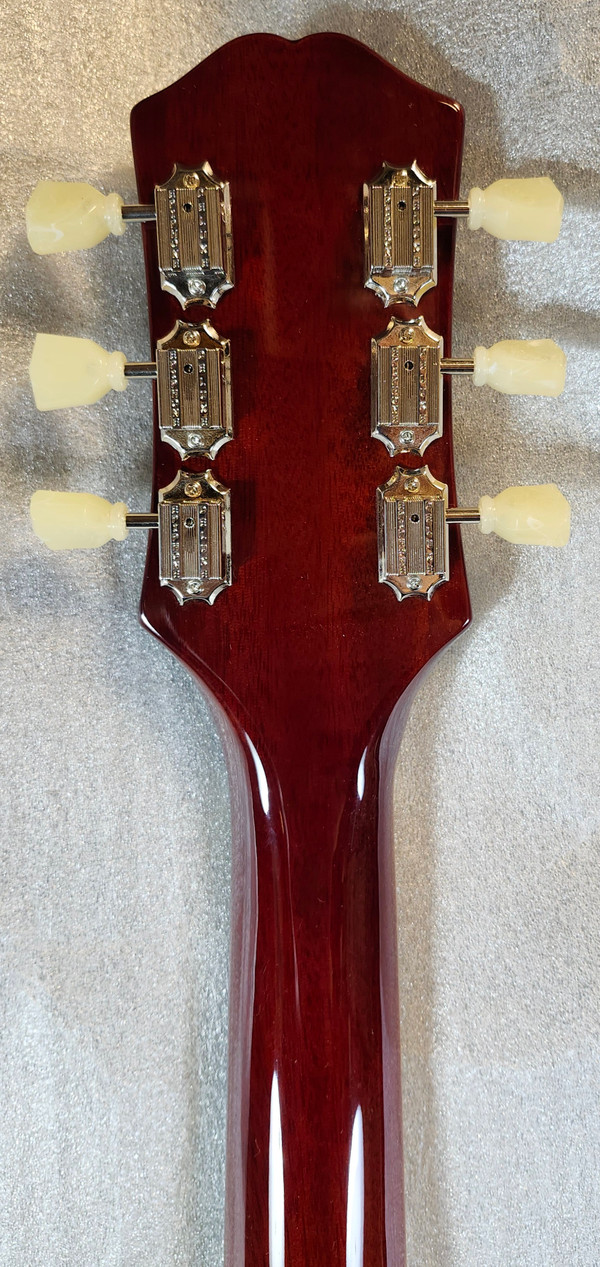 Epiphone ES-335 Figured Top, Raspberry Tea Burst, Inspired by Gibson