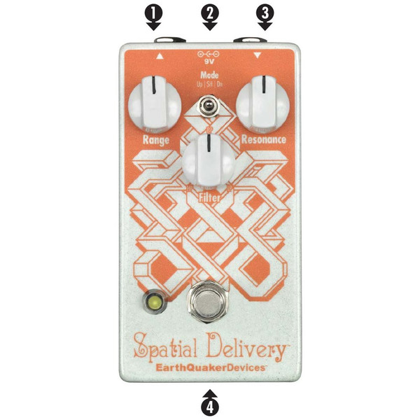 EarthQuaker Spatial Delivery v2 Voltage Controlled Envelope filter with Sample & Hold  Guitar Effect Pedal