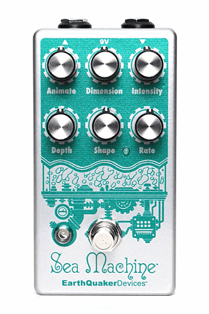 EarthQuaker Sea Machine v3 Mega Chorus Guitar Effect Pedal