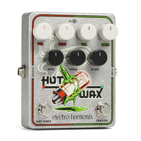 Electro Harmonix Hot Wax Dual Overdrive Multi-effects, Hot Tubes, Crayon, Guitar Effect Pedal