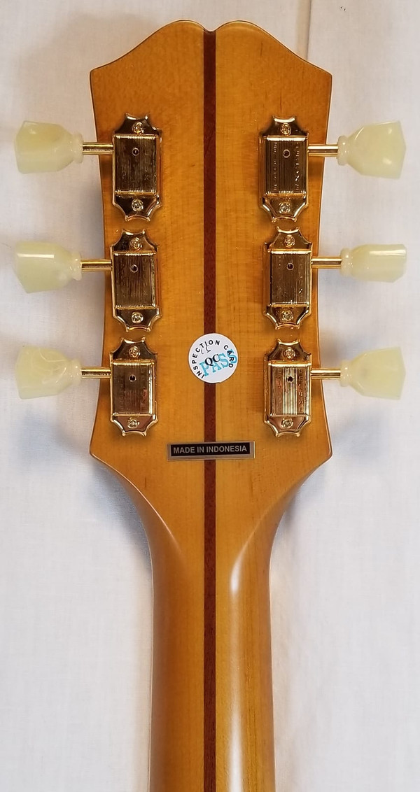 Epiphone Masterbilt J-200 all Solid Wood Acoustic Electric Guitar, Aged  Antique Natural Gloss