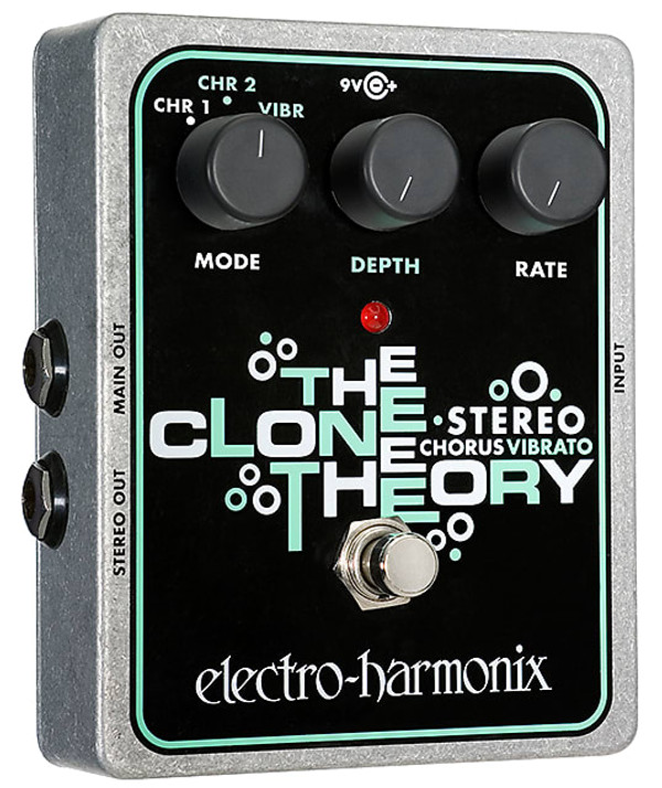 Electro Harmonix Stereo Clone Theory Analog Chorus/Vibrato Guitar Effect Pedal