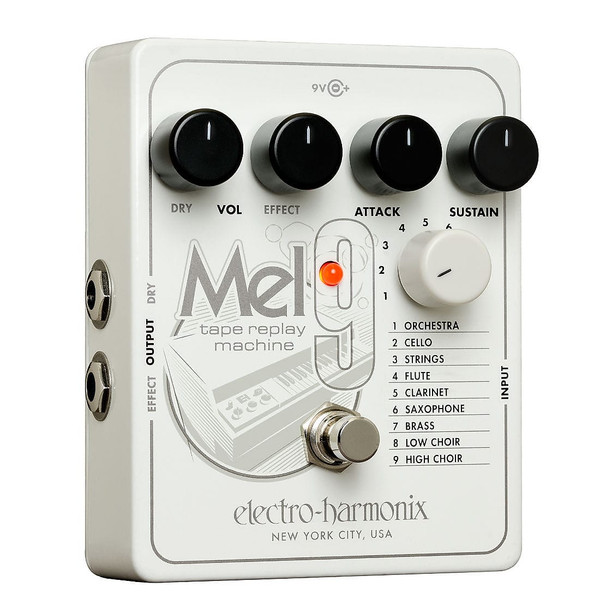 Electro Harmonix MEL9 Tape Replay Machine, Mellotron Emulation Guitar Effects Pedal