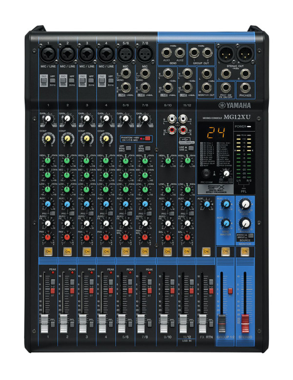 Yamaha MG12XU Analog 12-Channel Mixer w/ USB