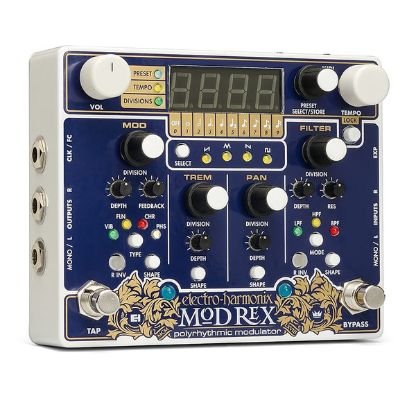 Electro Harmonix Mod Rex Poly-Rhythmic Modulator MIDI Effect Pedal