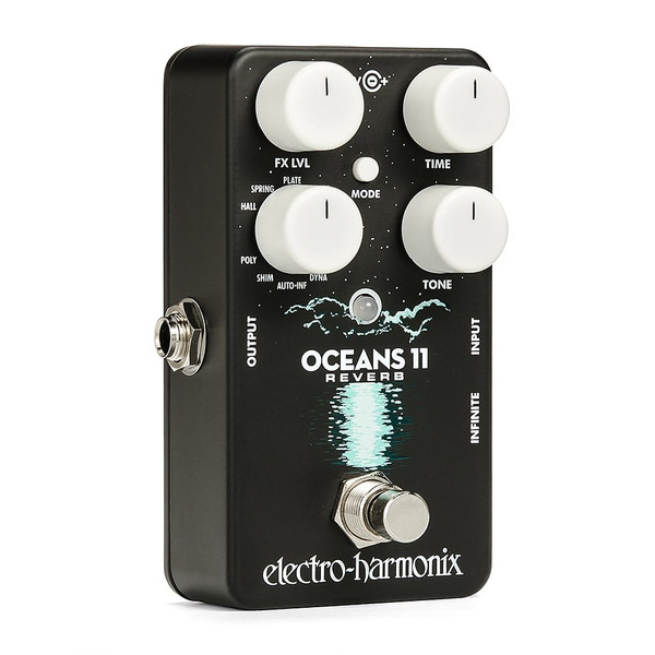 Electro Harmonix Oceans 11 Multi-function Reverb Pedal, 9.6dc-200 PSU Included