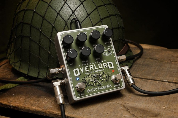 Electro Harmonix Operation Overlord Allied Overdrive Guitar Effect Pedal