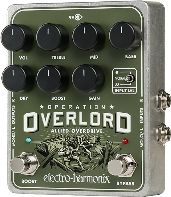 Electro Harmonix Operation Overlord Allied Overdrive Guitar Effect Pedal