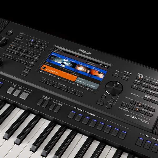 Yamaha PSRSX700 61 Key Mid Level Arranger Keyboard