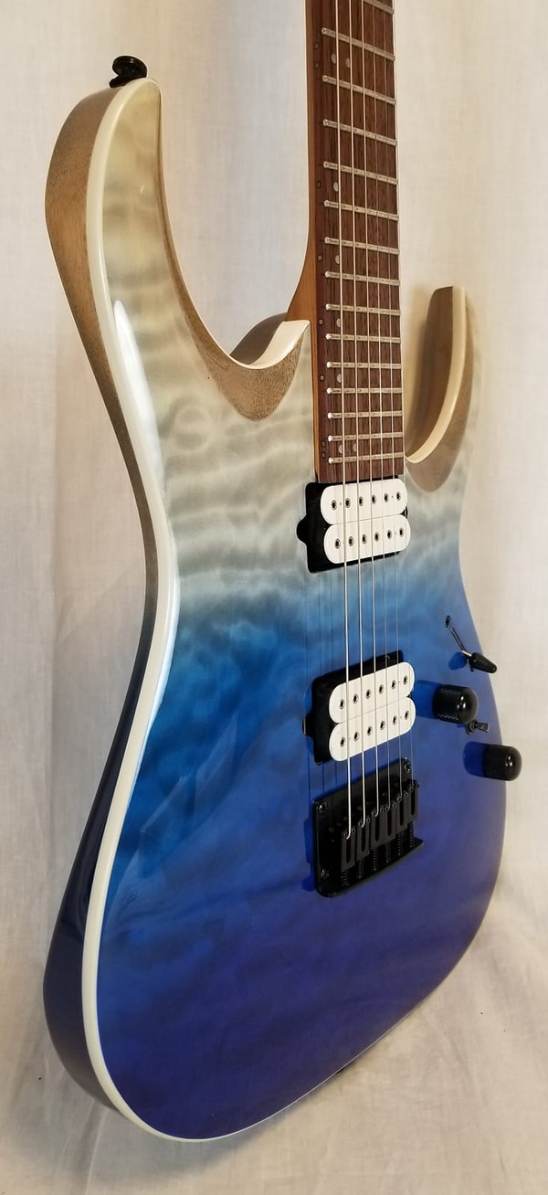 Ibanez RGA Standard High Performance Electric Guitar, Rosewood Fingerboard, Blue Iceberg Gradation Ibanez RGA Standard High Performance Electric Guitar, Rosewood Fingerboard, Blue Iceberg Gradation