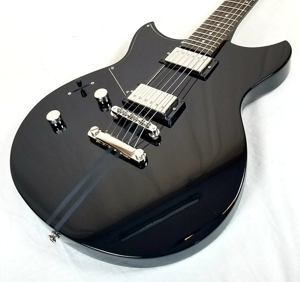 Yamaha RSE20L Revstar Element Left Handed Electric Guitar, 2 Alnico V Humbucking Pickups, Black