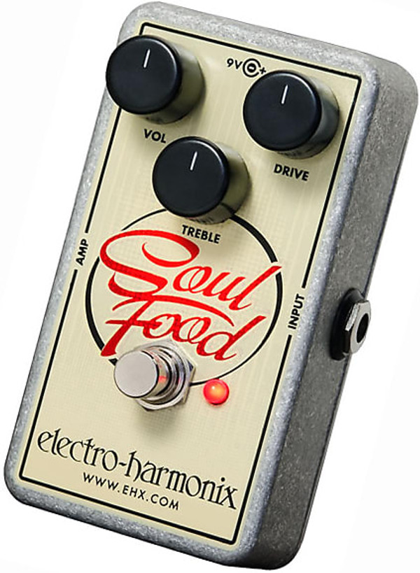 Electro Harmonix Soul Food Transparent Overdrive with Great Touch & Response.