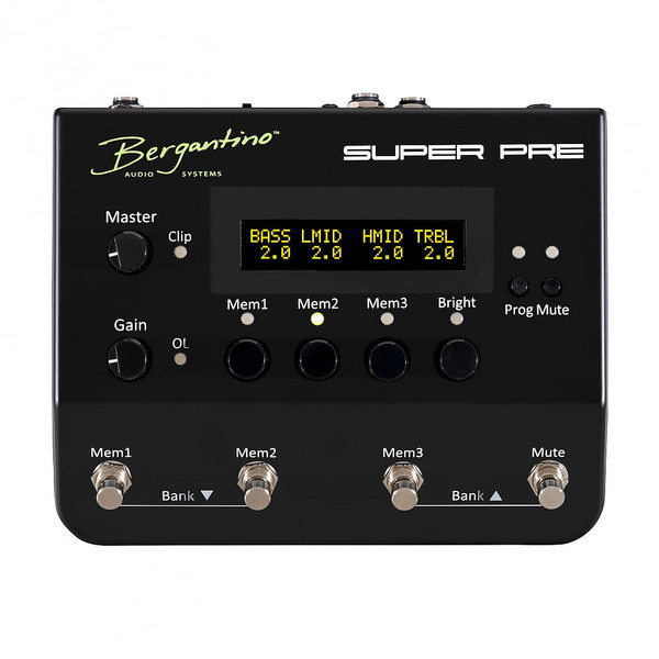 Bergantino Super Pre+ Bass Pre Amp W/ Power Supply