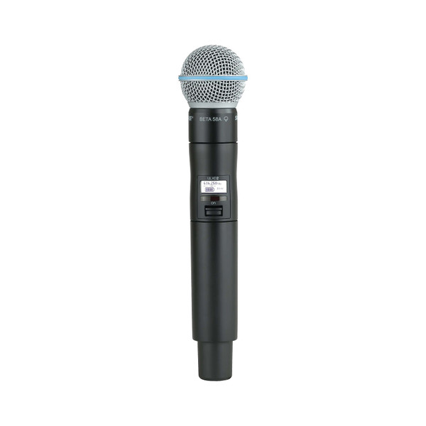 Shure Handheld Transmitter with BETA 58A Microphone, Frequency 470-534 MHz