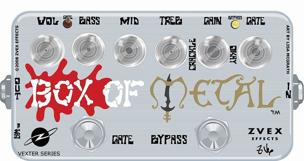 ZVEX Vexter Box of Metal Distortion Guitar Effects Pedal (VBOM)