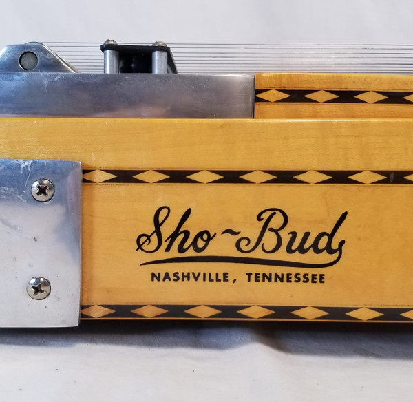 Pre Owned Sho Bud Vintage 1978 Pro-I Pedal Steel Guitar, 10-String, 3 Pedal 5 Knee Lever, Natural,  W/ Case & Cover