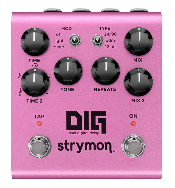 Strymon Dig V2 Dual Digital Delay Guitar Effect Pedal