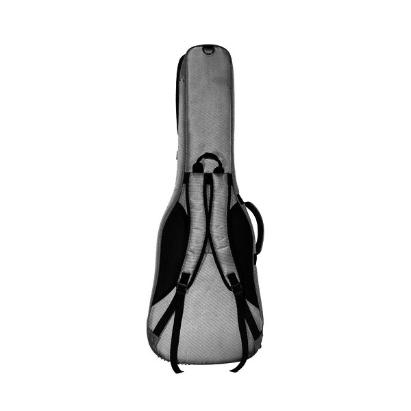 On Stage GBE4990CG Deluxe Electric Guitar Gig Bag, Charcoal Gray