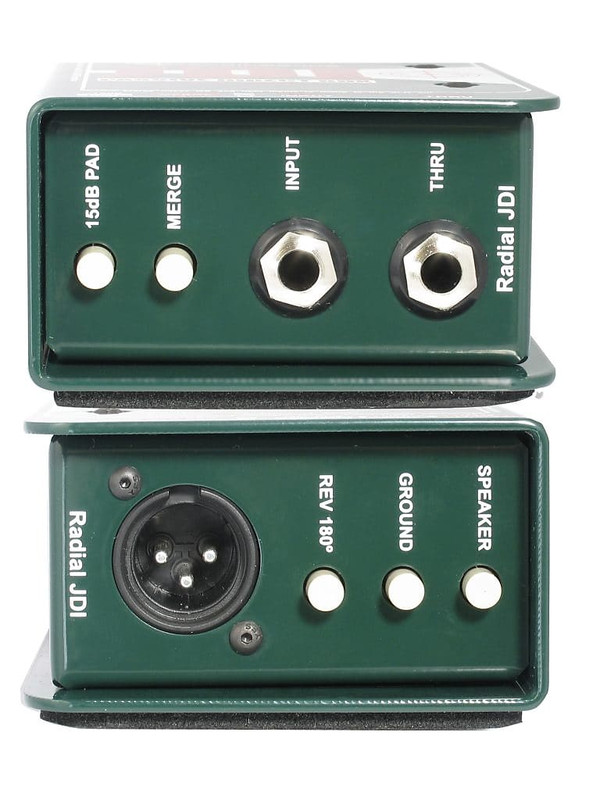 Radial JDI Passive DI for Acoustic Guitar, Bass and Keyboards, Industry Standard