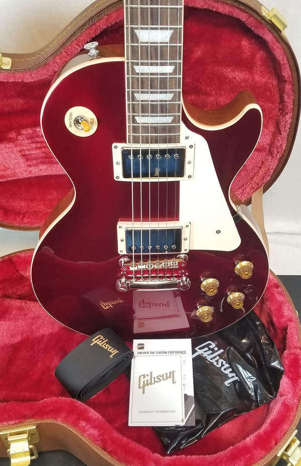 Gibson Les Paul Standard 50s Plain Top, Sparkling Burgundy W/Case